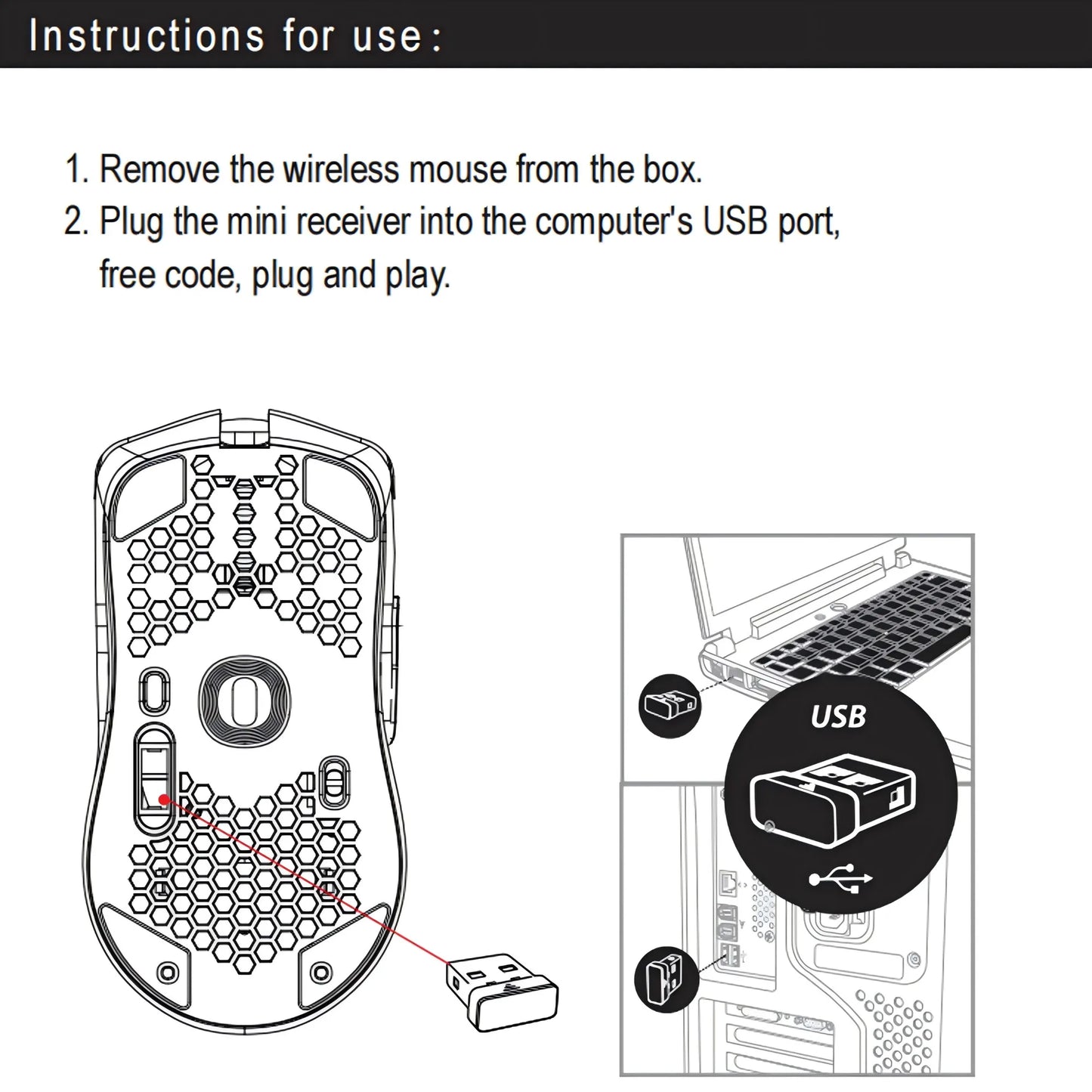 RGB Rechargeable Wireless Mouse