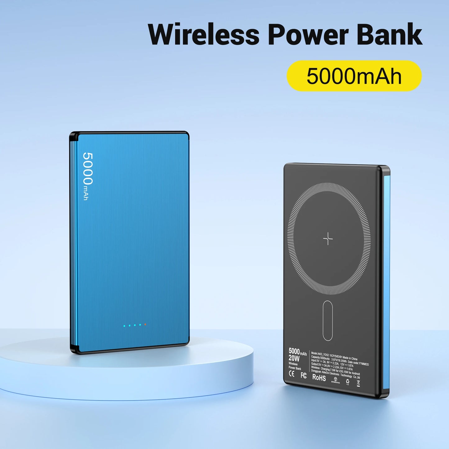 Magnetic Wireless Power Bank 15W