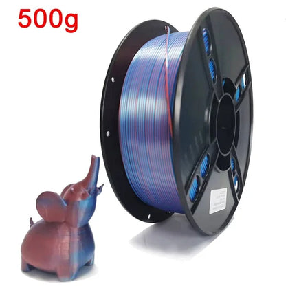 EasyThreed Dual Color Silk PLA Filament 1.75mm – 1kg Multicolor for FDM 3D Printers