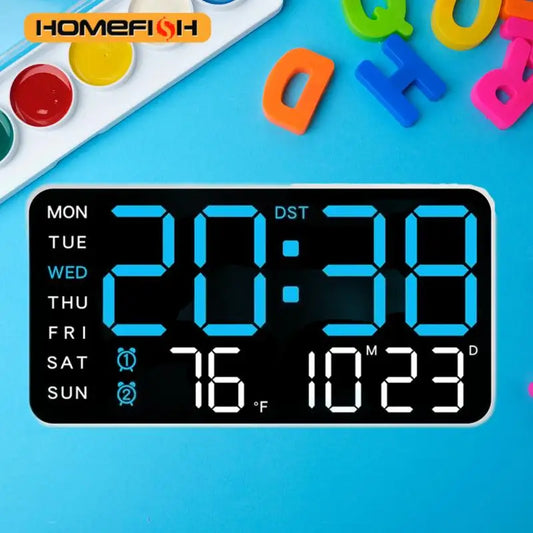 Large Digital Wall Clock