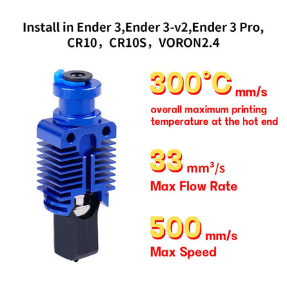 High-Speed Hotend Kit – Upgraded J-Head Extruder for Ender 3 / CR-10 / Voron 2.4