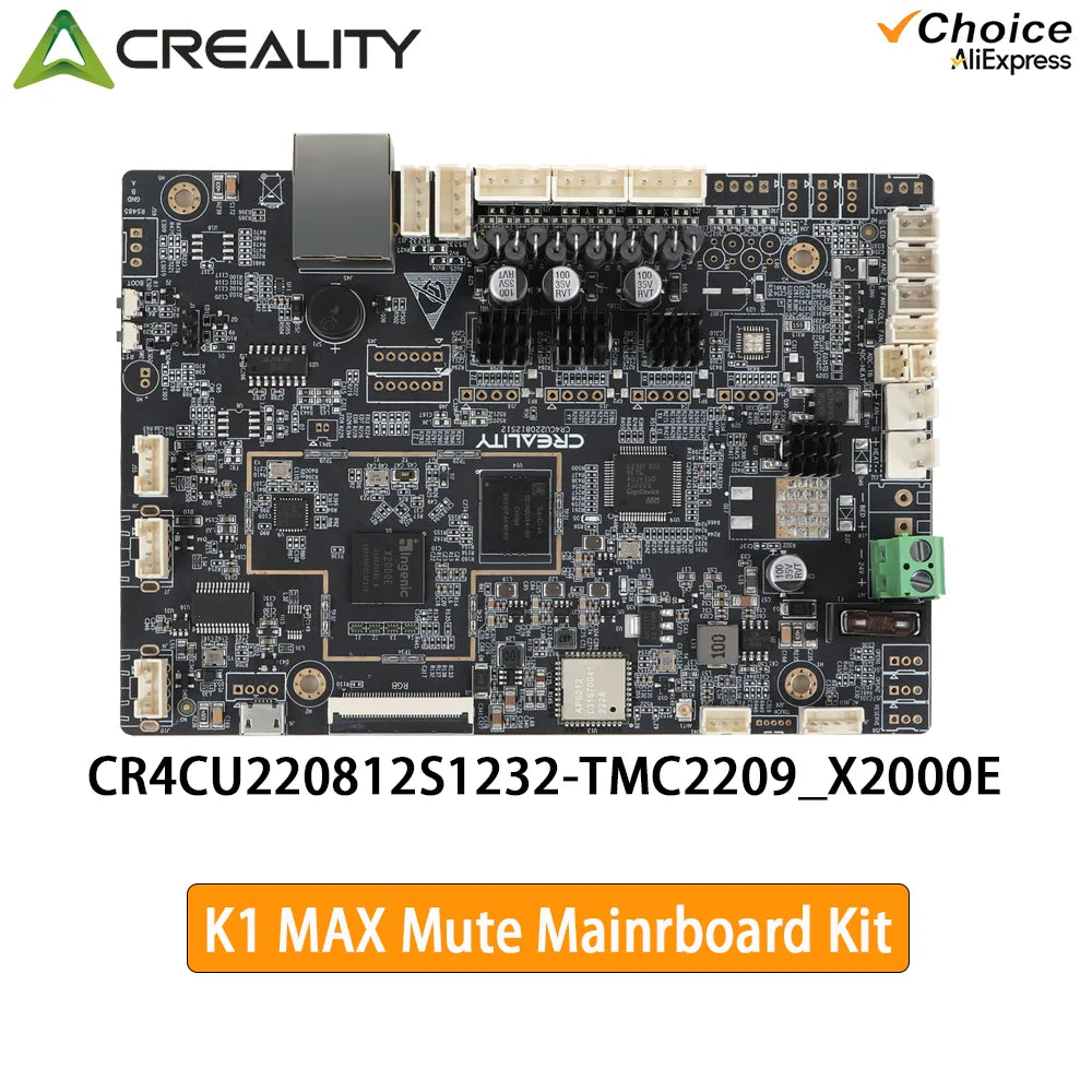 Creality K1 / K1 Max Motherboard – Upgraded Silent 32-Bit TMC2209 Mainboard