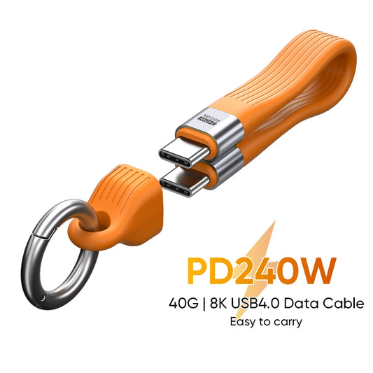 USB4 USB-C Cable 240W PD 40Gbps 8K