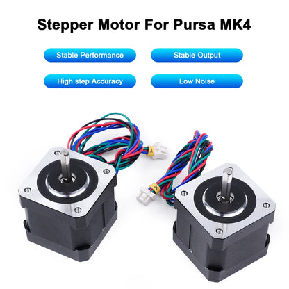 Nema17 Stepper Motor 0.9° – 0.35Nm 1.68A with MOLEX Connector for 3D Printers