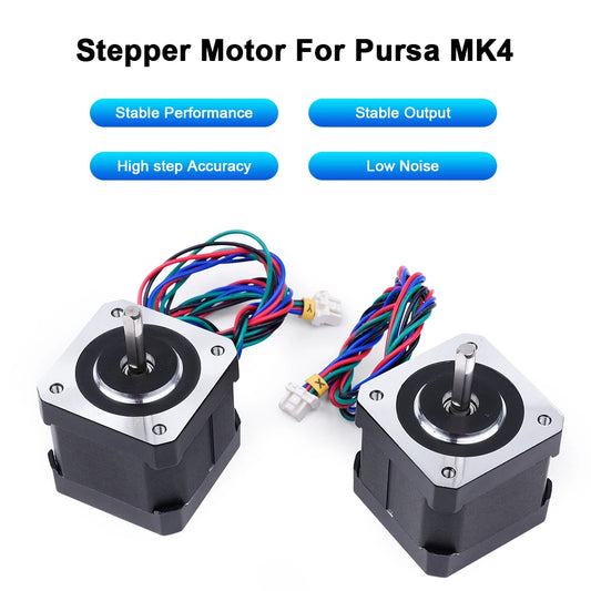 Nema17 Stepper Motor 0.9° – 0.35Nm 1.68A with MOLEX Connector for 3D Printers