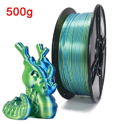 EasyThreed Dual Color Silk PLA Filament 1.75mm – 1kg Multicolor for FDM 3D Printers