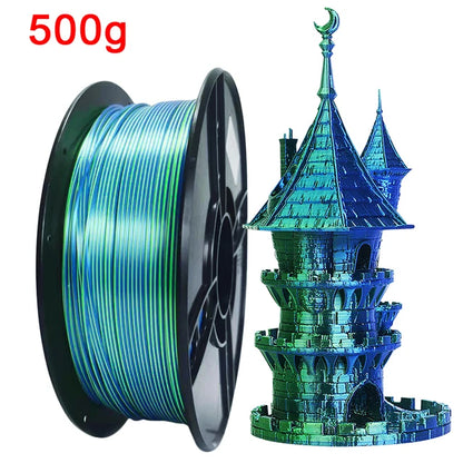 EasyThreed Dual Color Silk PLA Filament 1.75mm – 1kg Multicolor for FDM 3D Printers