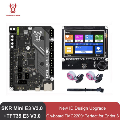 BIGTREETECH SKR Mini E3 V3.0 + TFT35 E3 V3.0 Bundle – 32-Bit TMC2209 Motherboard & Touchscreen for Ender 3 / CR-10