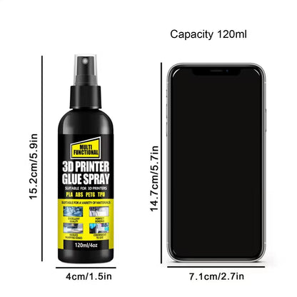 3D Printer Bed Adhesive Spray – Anti-Warping Easy Release for PLA, ABS, PETG