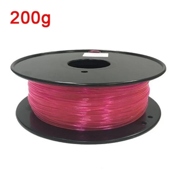 Flexible TPU Filament 1.75mm – 200g Translucent Glow-in-the-Dark 95A for FDM 3D Printers