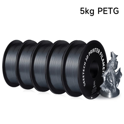 Geeetech PETG Filament 1.75mm – 5kg Vacuum Packed Colorful Spool for FDM 3D Printers