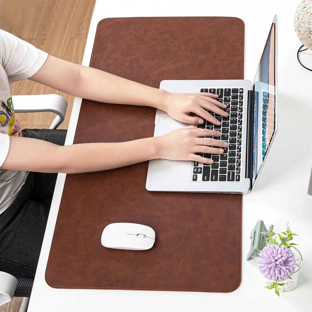 Waterproof PU Desk Mat