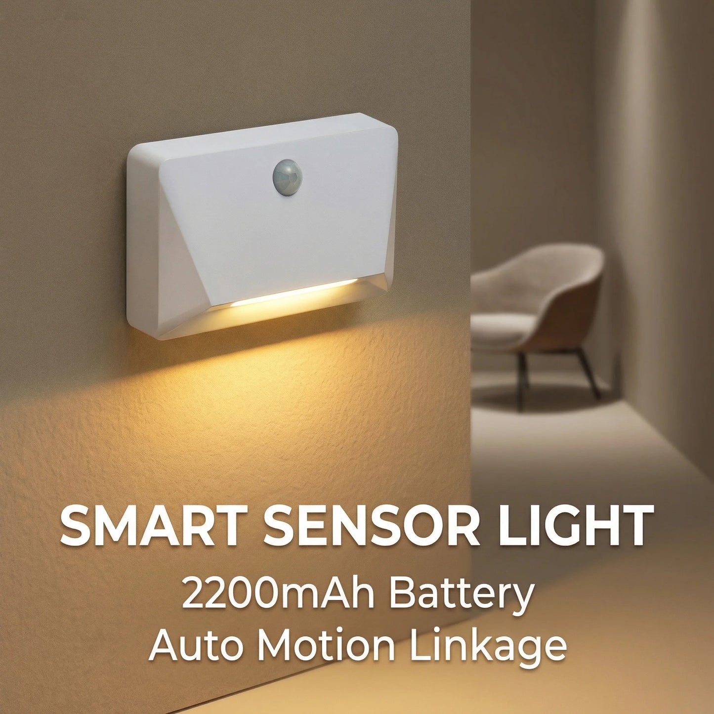 Motion Sensor LED Wall Light