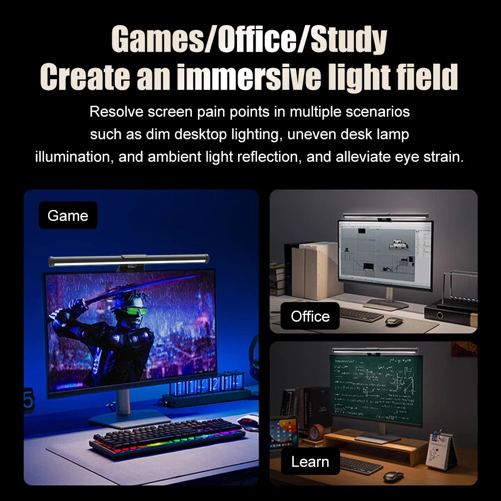 RGB Monitor Light Bar with Remote Control