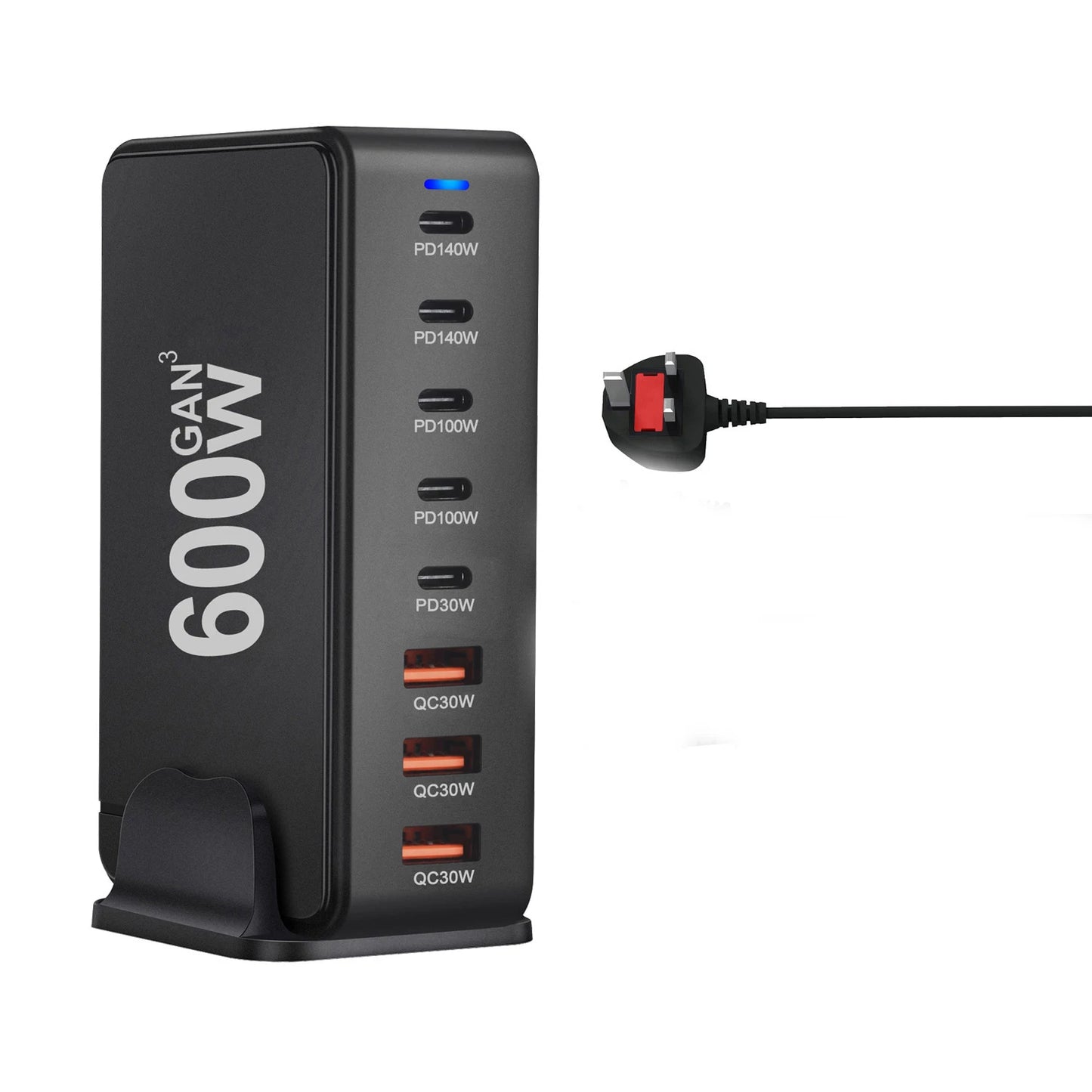600W Multi-Port GaN Charger