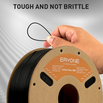 Eryone ABS-CF Carbon Fiber Filament 1.75mm – 1kg High-Stiffness Engineering Filament