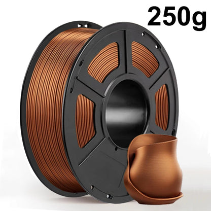 Silk PLA Filament – 1.75mm Shiny Metallic Finish 3D Printer Filament