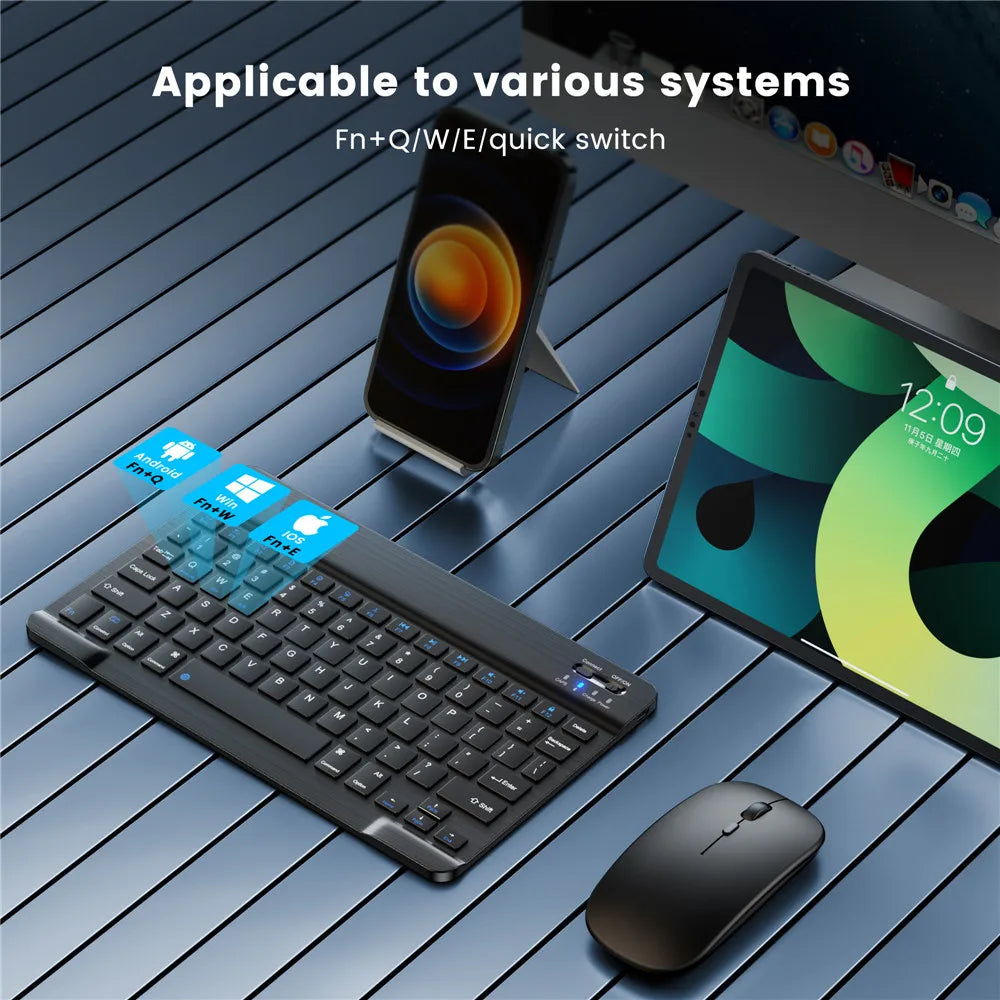 Ultra-Slim Wireless Bluetooth Keyboard