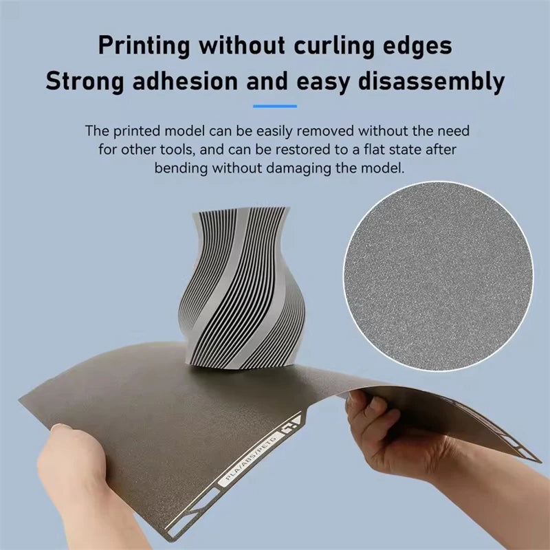 Bambu Lab H2D Build Plate – Double-Sided PEI / PEY / PET / PEO 325x355mm
