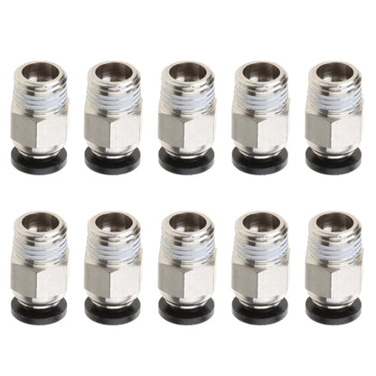 PTFE Tube & PC4-M6 / PC4-M10 Connector Set – Bowden Fitting Kit for 3D Printers