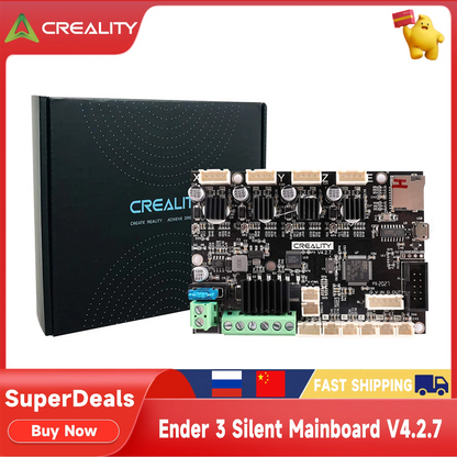 Creality Ender 3 Silent Mainboard – 32-Bit V4.2.7 TMC2225 STM32 Upgrade Motherboard
