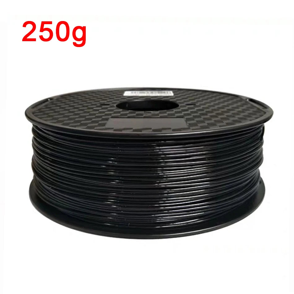 Black TPU Flexible Filament 1.75mm – 100g / 250g Soft 95A for FDM 3D Printers
