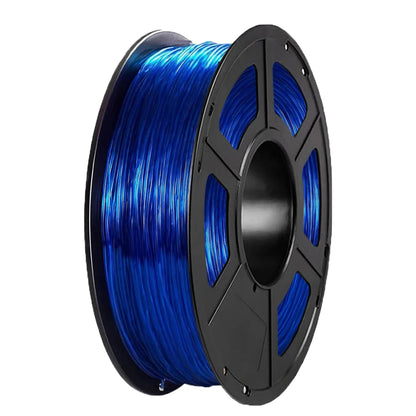 TPU Flexible Filament 1.75mm – 250g / 500g / 1kg Transparent Blue & Clear for FDM 3D Printers