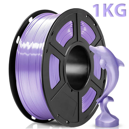 Silk PLA Filament – 1.75mm Shiny Metallic Finish 3D Printer Filament