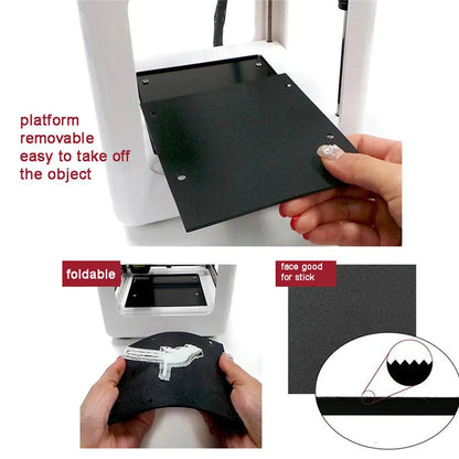 EasyThreed Magnetic Build Plate – Replacement Print Platform for K7 / K9 / X1 / NANO Mini Printers