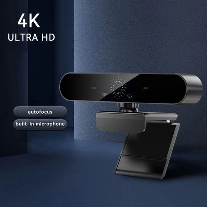 4K Autofocus Webcam – Ultra HD USB Web Camera with AI Noise Cancellation