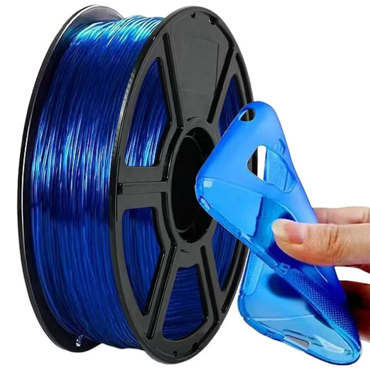 Flexible TPU Filament 1.75mm – 200g Translucent Glow-in-the-Dark 95A for FDM 3D Printers