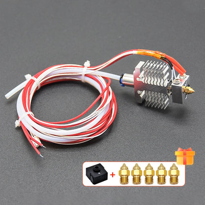 Creality Ender 3 V2 Neo / Max Neo Assembled Hotend Kit – Heatsink, Heat Block, Throat & Silicone Sock