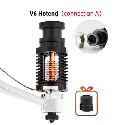 E3D V6 Hotend Upgrade Kit – Ceramic Heating Core, Bimetal Heatbreak & Hardened Steel Nozzle for CR-10 / Voron / Ender 3