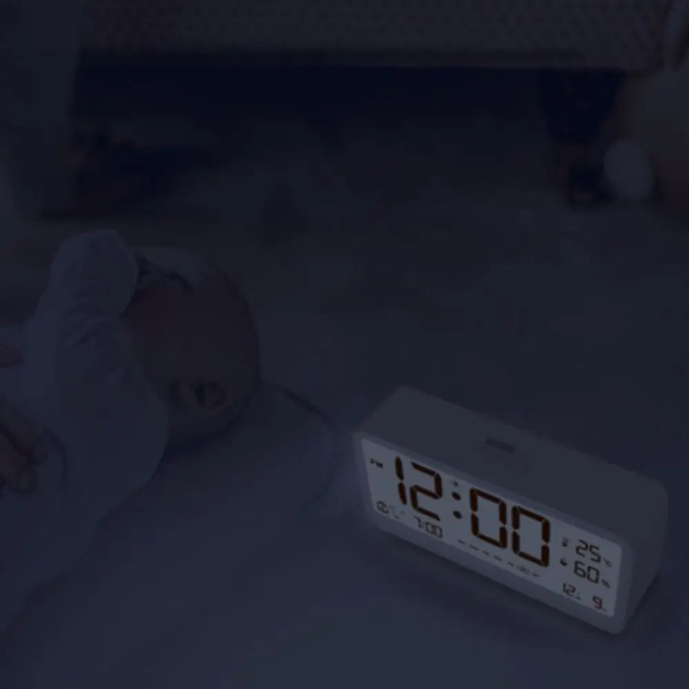 LED Smart Alarm Clock with Temperature Display