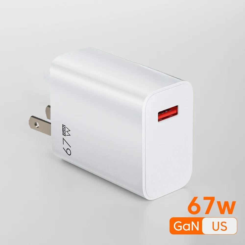 67W GaN Fast Wall Charger