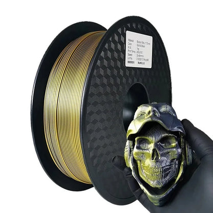 EasyThreed Dual Color Silk PLA Filament 1.75mm – 1kg Multicolor for FDM 3D Printers
