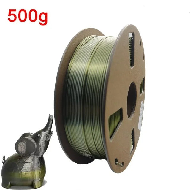 EasyThreed Dual Color Silk PLA Filament 1.75mm – 1kg Multicolor for FDM 3D Printers