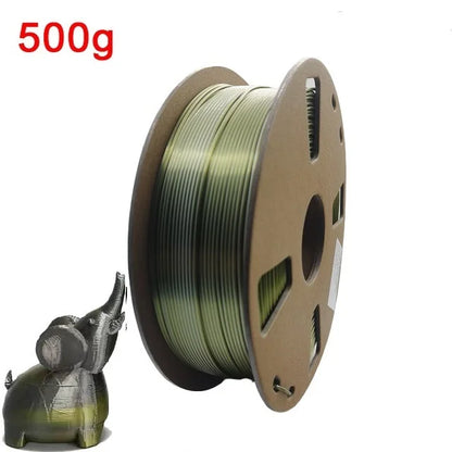 EasyThreed Dual Color Silk PLA Filament 1.75mm – 1kg Multicolor for FDM 3D Printers