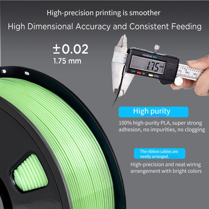 Silk PLA Tri-Color Rainbow Filament 1.75mm – Pearlescent Gradient for FDM 3D Printers