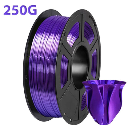 Silk PLA Filament – 1.75mm Shiny Metallic Finish 3D Printer Filament