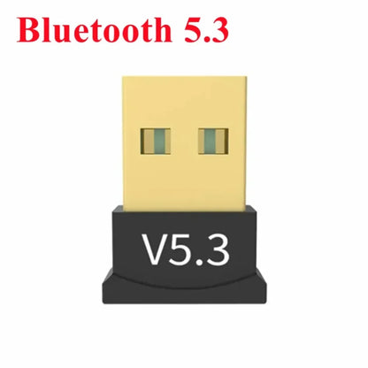 USB Bluetooth 5.3 Adapter – Wireless Transmitter & Receiver Dongle for PC / Laptop