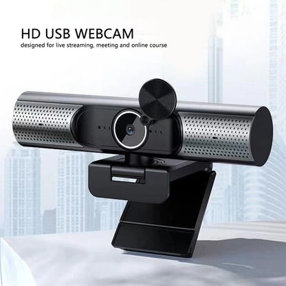 4K USB Webcam – Ultra HD Web Camera for Streaming, Video Calls & Monitoring