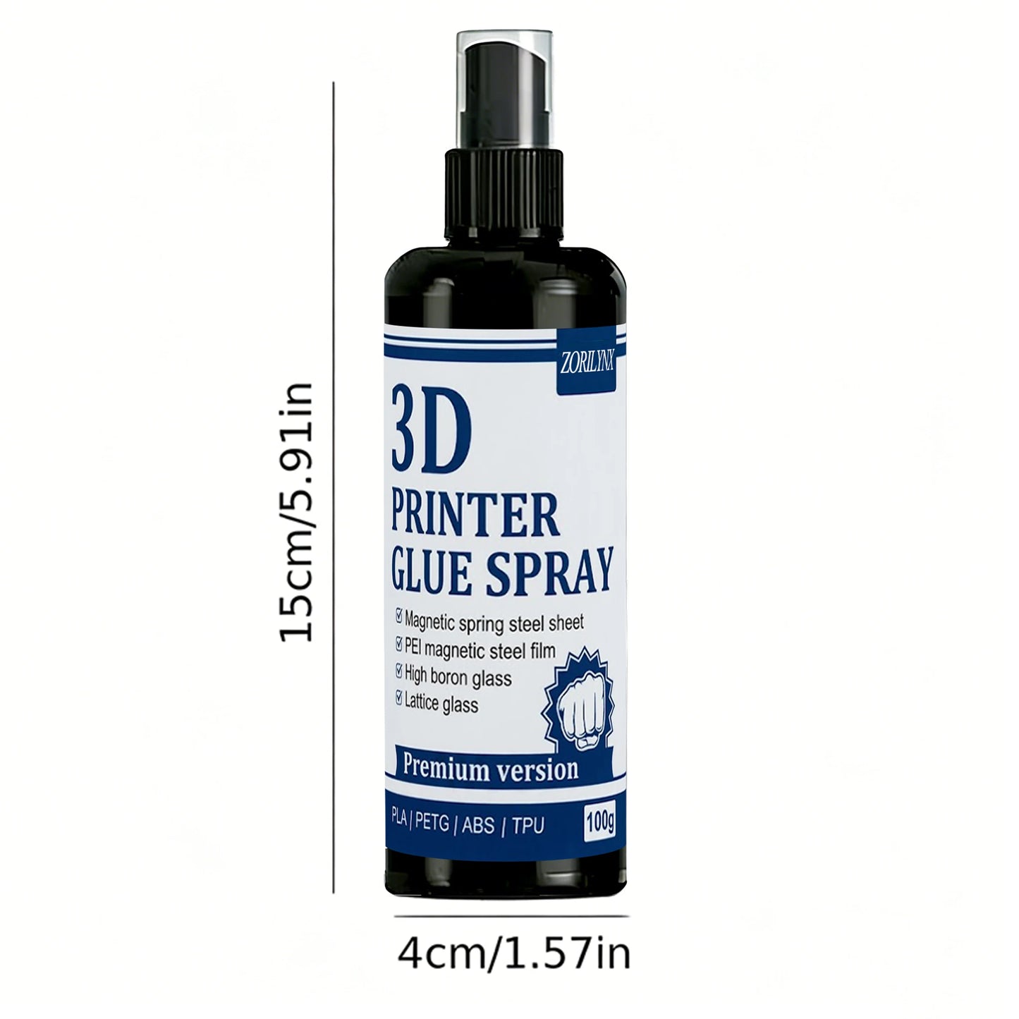 3D Printer Bed Adhesive – Strong First Layer Grip for Glass & PEI, No Warp, Easy Release