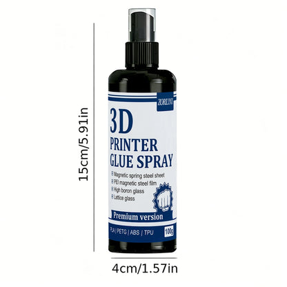 3D Printer Bed Adhesive – Strong First Layer Grip for Glass & PEI, No Warp, Easy Release