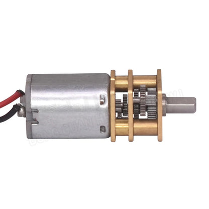 N20 Micro Gear Reduction Motor – DC 3V–12V Pure Steel Gears High Torque for Robotics / DIY / Smart Home