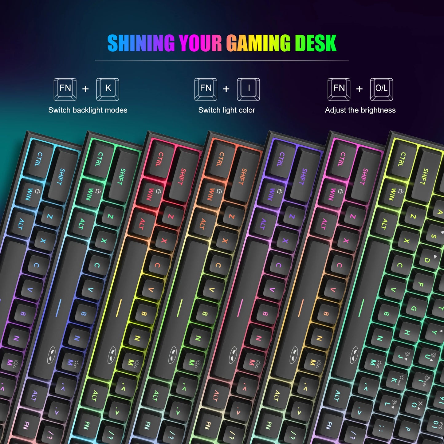 MageGee 60% RGB Gaming Keyboard