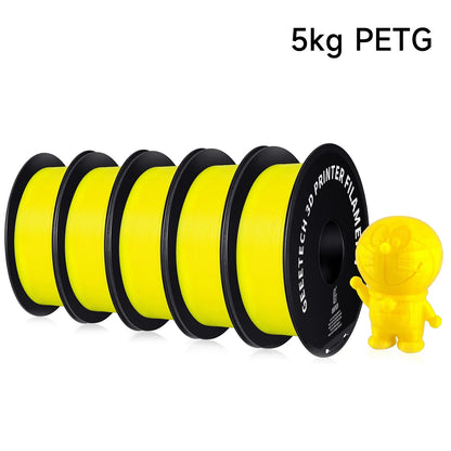 Geeetech PETG Filament 1.75mm – 5kg Vacuum Packed Colorful Spool for FDM 3D Printers