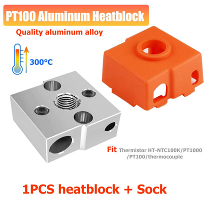 Hotend Kit for Ender 3 Neo / V2 Neo / Max Neo – J-Head Heatbreak, Nozzle Block & 1.5m Heater Thermistor