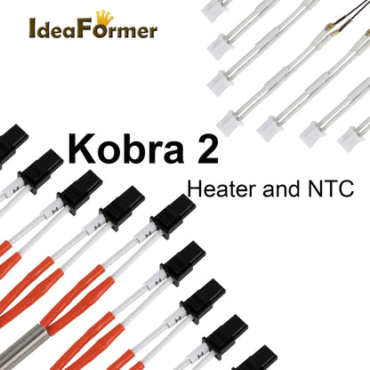 Anycubic Kobra 2 Hotend Kit – 24V 60W with Thermistor & Heater Cartridge for Kobra 2 / Plus / Pro / Neo
