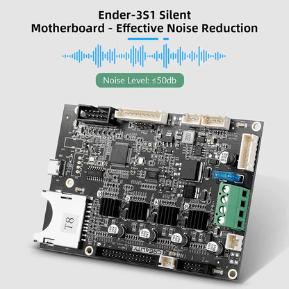 Creality Ender-3 S1 Silent Motherboard – 32-Bit Mainboard with TMC2208 Drivers
